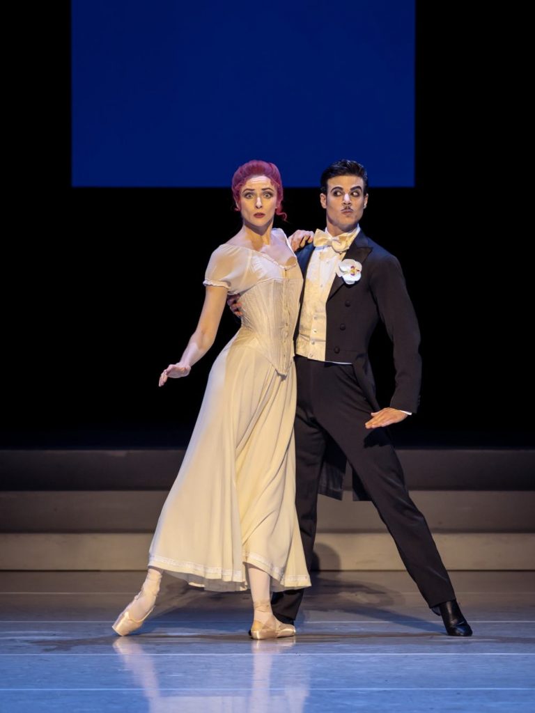 4. O.Esina (Bella) and D.Dato (Ulrich), “Die Fledermaus” by R.Petit, Vienna State Ballet 2025 © Vienna State Ballet/A.Taylor