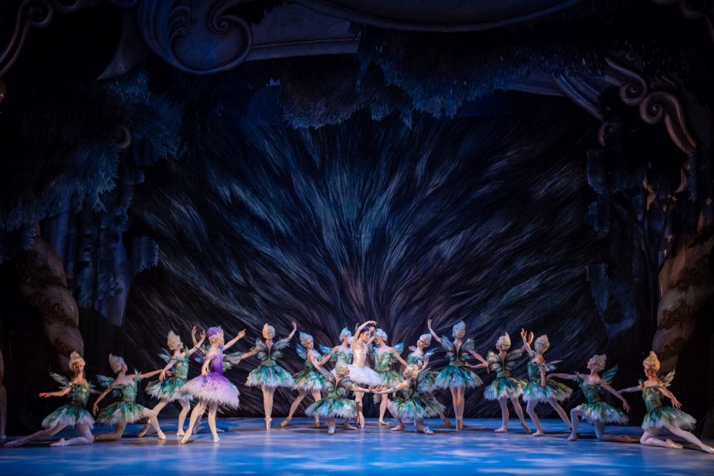 6. R.Nemoto (Lilac Fairy), B.Bemet (Princess Aurora) and ensemble, “The Sleeping Beauty” by D.McAllister after M.Petipa, The Australian Ballet 2025 © D.Boud