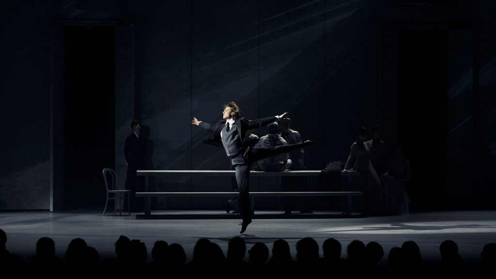 3. D.Potaptsev (Nikolai Gumilev) and ensemble, “Akhmatova” by Y.Possokhov, MuzArts 2025 © Diaghilev P.S. Festival/M.Vilchuk