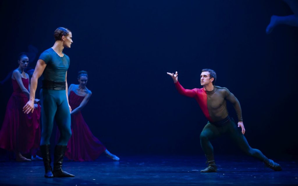 50. I.Gainutdinov (Paolo), E.Gerashchenko (Giovanni), and ensemble; “Francesca da Rimini” by Y.Possokhov, MuzArts 2026 © MuzArts/B.Annadurdiev 