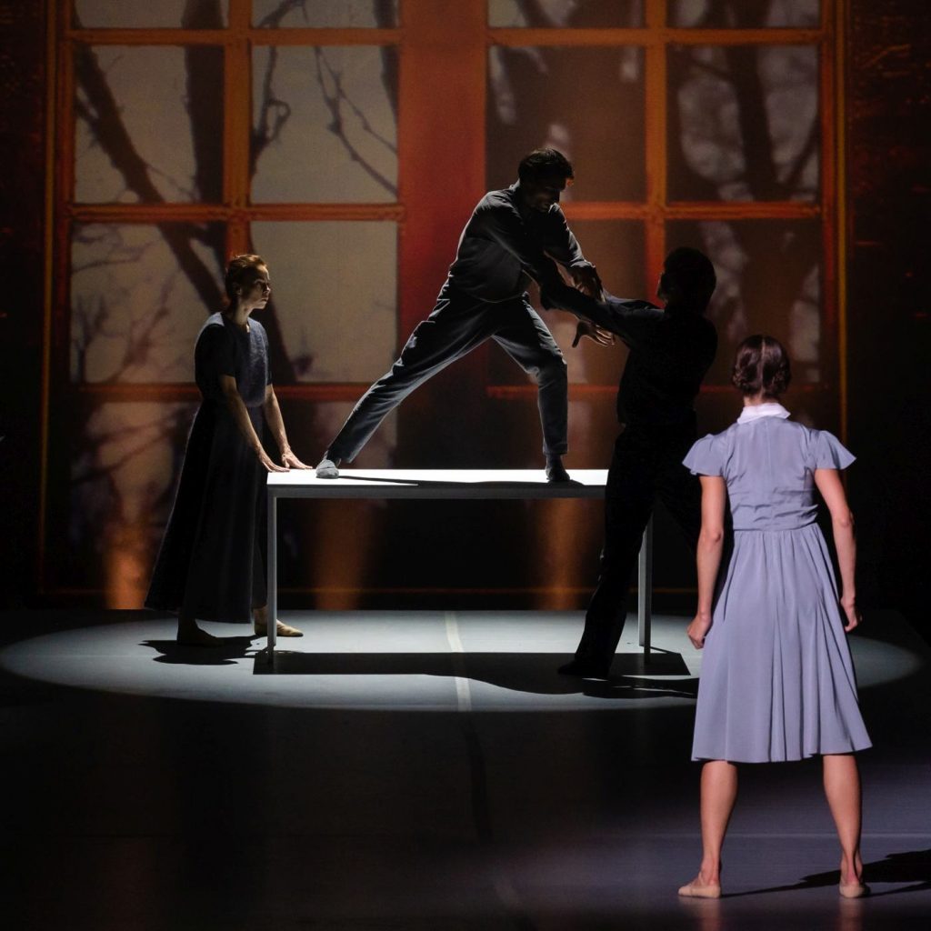 3. E.Kokoreva (Katya Malysheva), E.Krysanova (Maria Polikarpovna), A.Putintsev (Yegor Dryomov), and M.Lobukhin (Yegor Egorovich); “Russian Character” by P.Glukhov, MuzArts 2026 © MuzArts/B.Annadurdiev 