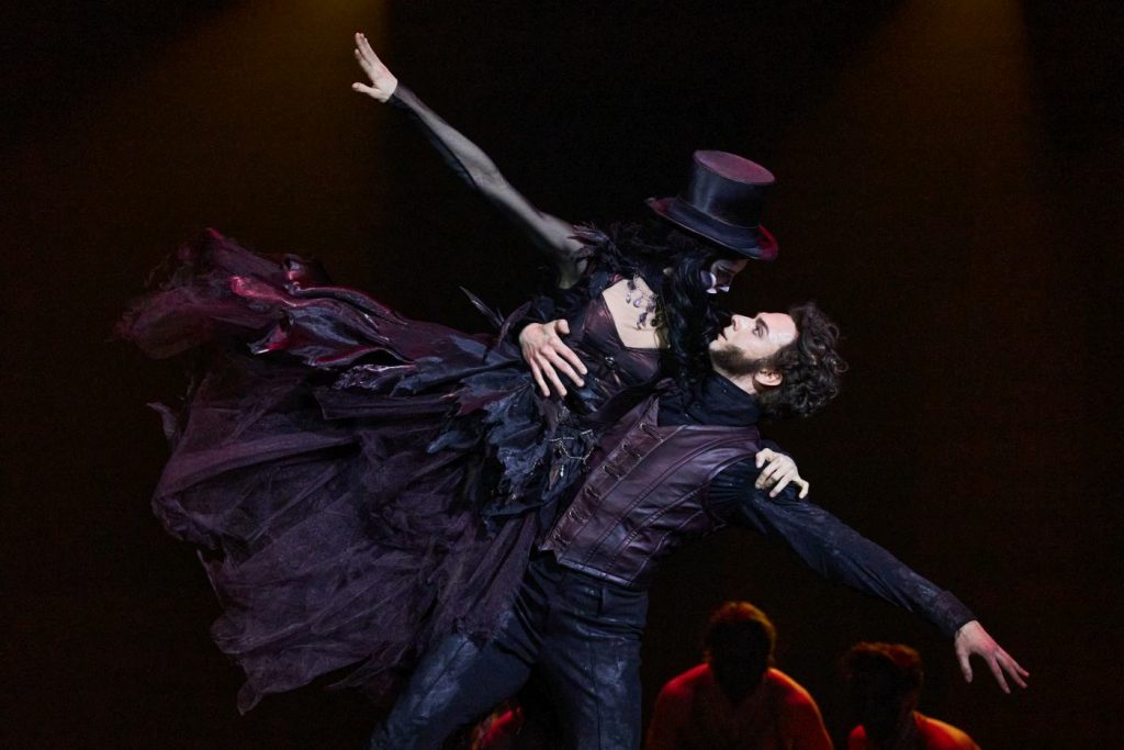 6. E.Mikheecheva (Charlotte) and Y.Kudryavtsev (Pushkin), “Pushkin” by N.Dmitrievsky, Krasnoyarsk Ballet 2026 © E.Koryukin 