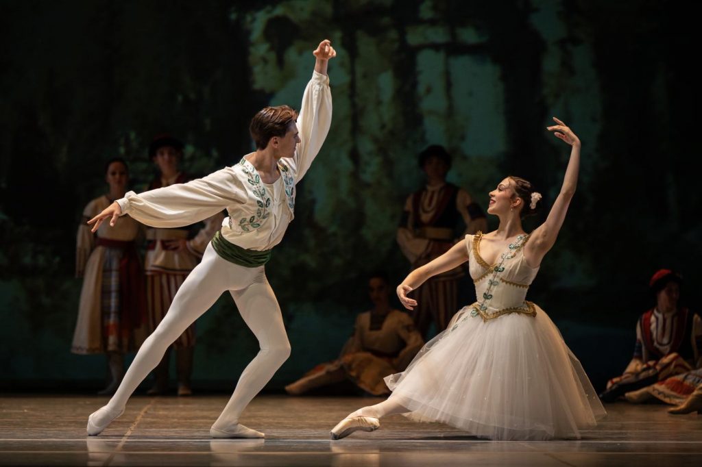 9. C.Keffert (Franz) and E.A.Murg (Swanilda), “Coppélia” by M.Gielgud, P.Armand et al. after ASaint-Léon, Ballet Academy of the Vienna State Opera 2026 © Vienna State Opera/A.Taylor 