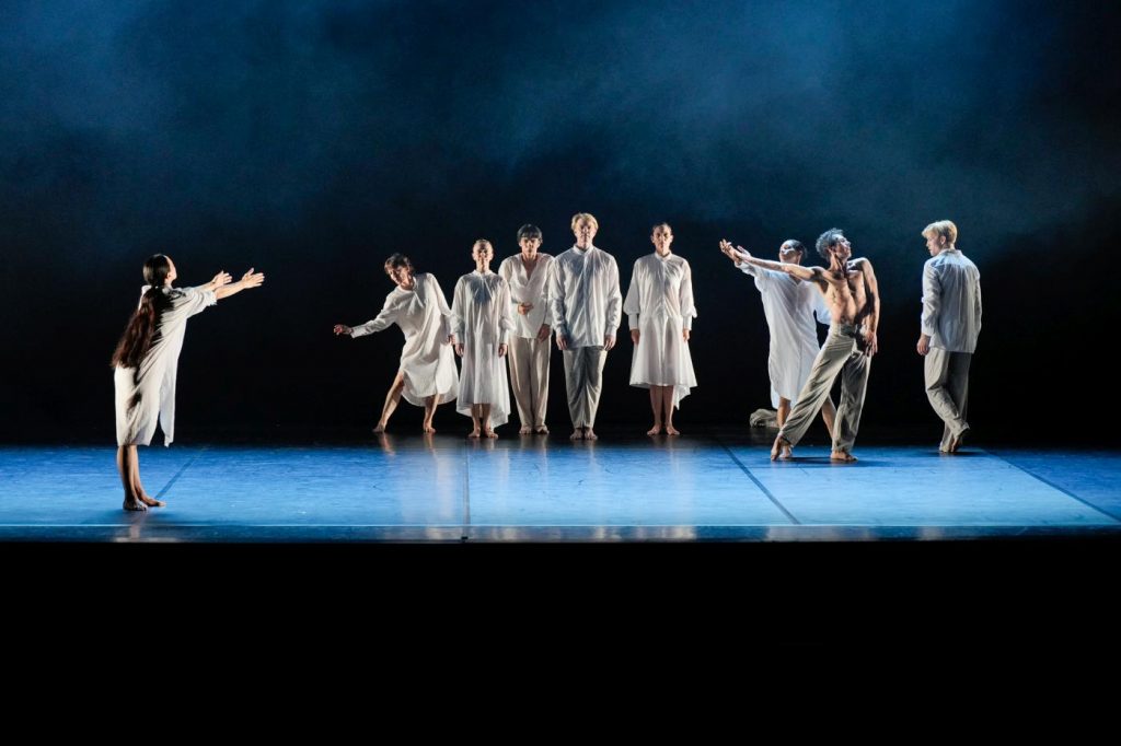 8. Ensemble, “Death in Venice” by I. and M.van Opstal, O.R.De Jesús, and R.Behr; WINNDance 2026, photo courtesy of La Biennale di Venezia © A.Avezzù